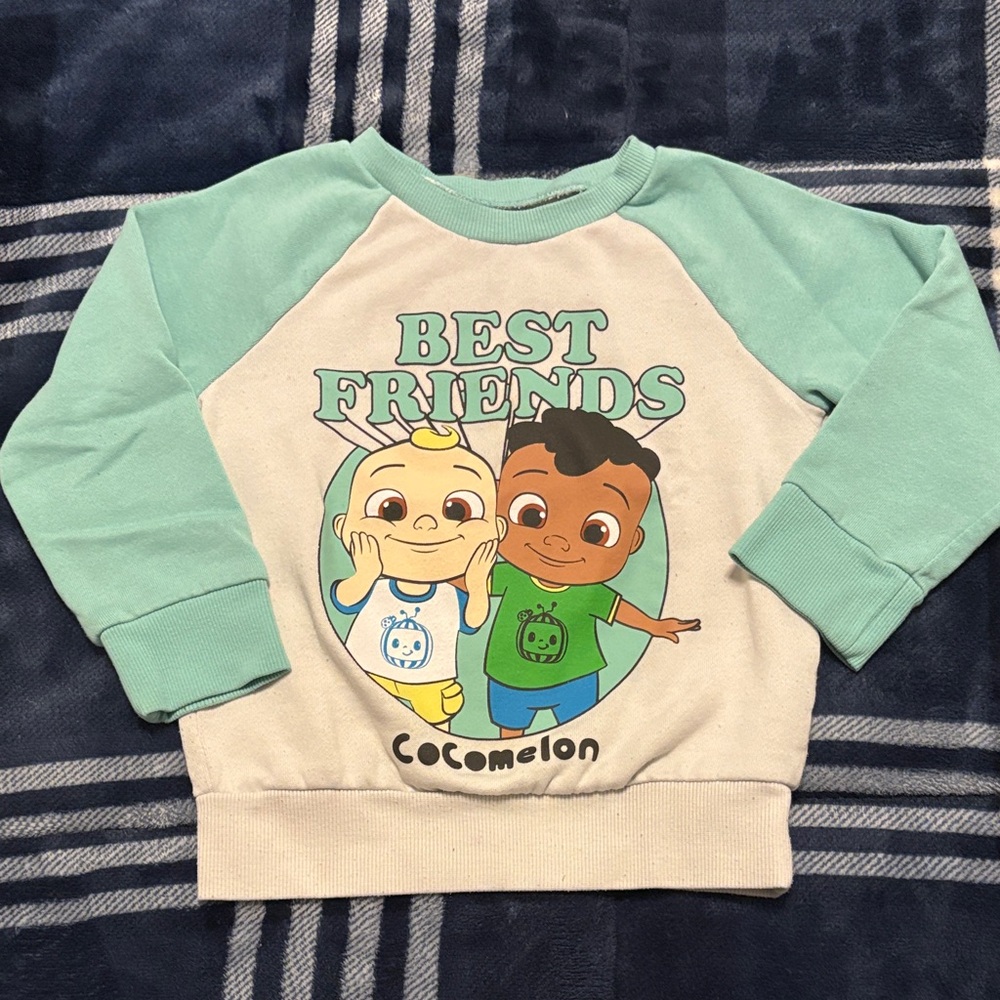 Jumping Beans Mint and White 'Best Friends' Sweatshirt